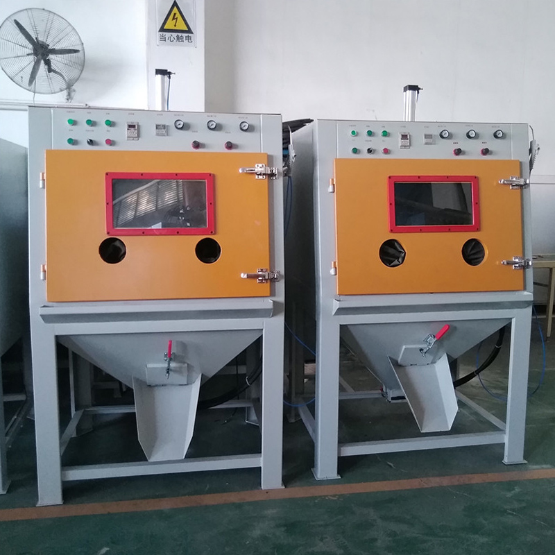雙槍滾籃式噴砂機(jī)